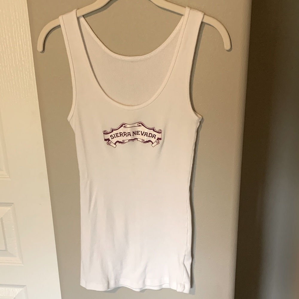 Sierra Nevada White Tank Top.